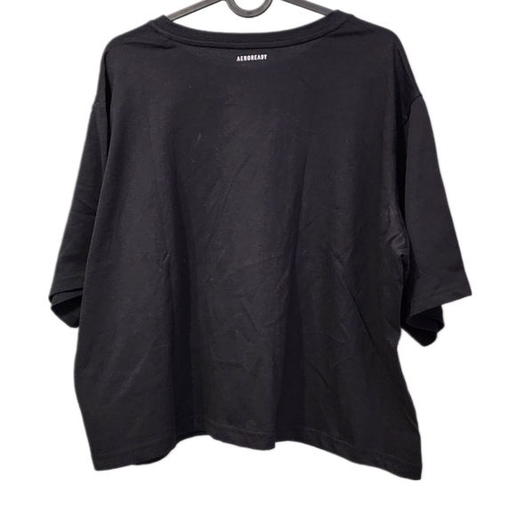 New Adidas Aeroready Crop Training tee plus size - Picture 4 of 4